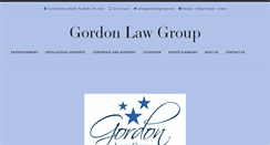Desktop Screenshot of gordonlawgroup.com